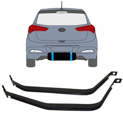 Brandstoftank klemmen voor Hyundai i20 2014-2020 15116