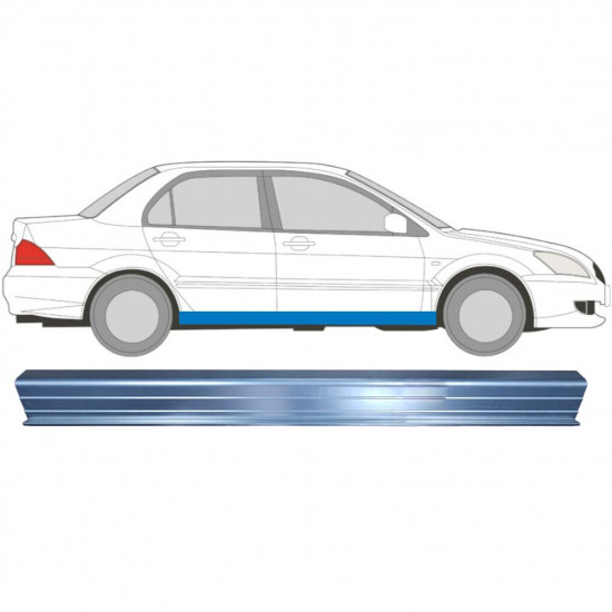 MITSUBISHI LANCER 2003-2008 DORPEL REPARATIEPANEEL / RECHTS = LINKS