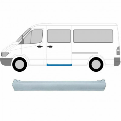 Schuifdeur dorpel reparatiepanel  voor Mercedes Sprinter 1995-2006 / Links = Rechts (symmetrisch) 5814