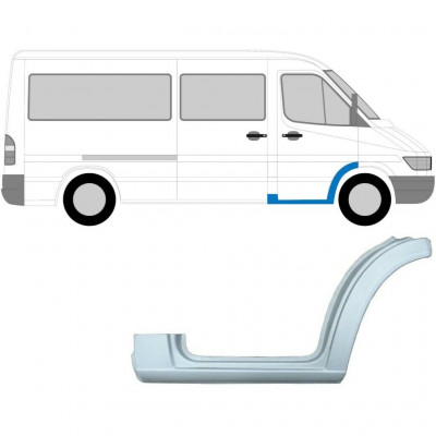 MERCEDES SPRINTER 1995-2006 1/3 VOORSTE BINNENSTE TRAP / RECHTS