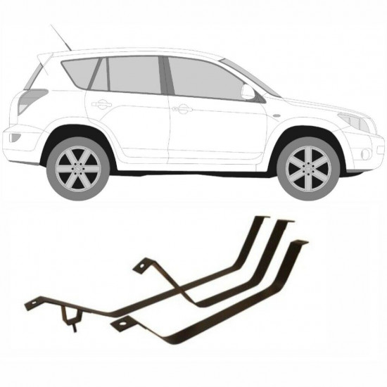 TOYOTA RAV4 2006-2013 BRANDSTOFTANK KLEMMEN BEUGELS