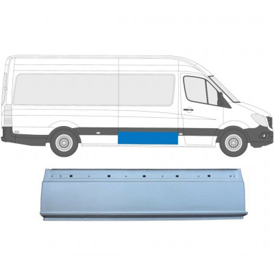 Plaatwerkdeel zijpaneel voor Mercedes Sprinter 2006- / Rechts 8809